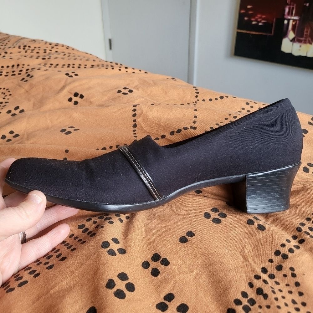 EUC Munro American Cindi Block Heel Comfort Pump Women 7.5 black - Picture 3 of 12